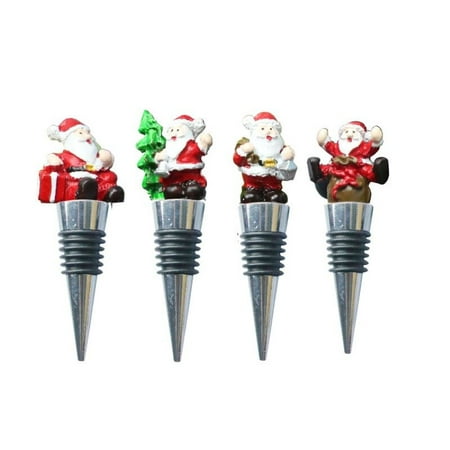 

Christmas Red Wine Bottle Cap Stopper Vacuum Sealed Bottle Caps Reusable Wine Champagne Fresh Saver Gift Kitchen Bar Tool