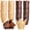 200pcs Brown + 200pcs Black, variant on 400 Pieces Mini Tulip Baking Cups Muffin Liners Cupcake Cases Baking Cup Holders for Wedding, Birthday, Shower