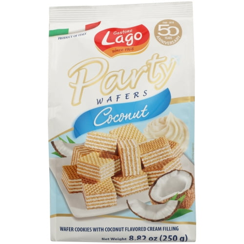 Gastone Lago Cookie Bags Coconut 8.8 oz Pack of 10