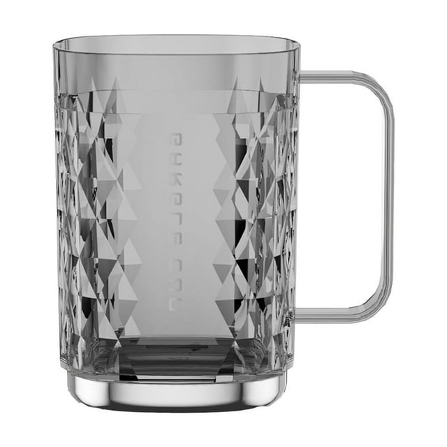 Cup with Handle Toothbrush Cup with Handle High Value Couple Wash Cup Tooth Cup Transparent Mouthwash Cup