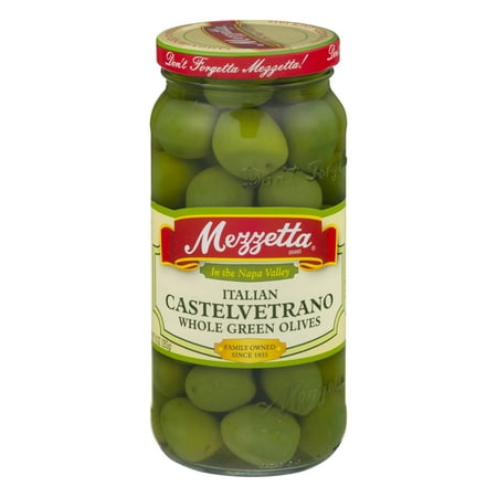 - (2 Pack) Mezzetta Italian Castelvetrano Whole Green Olives, 10.0 OZ