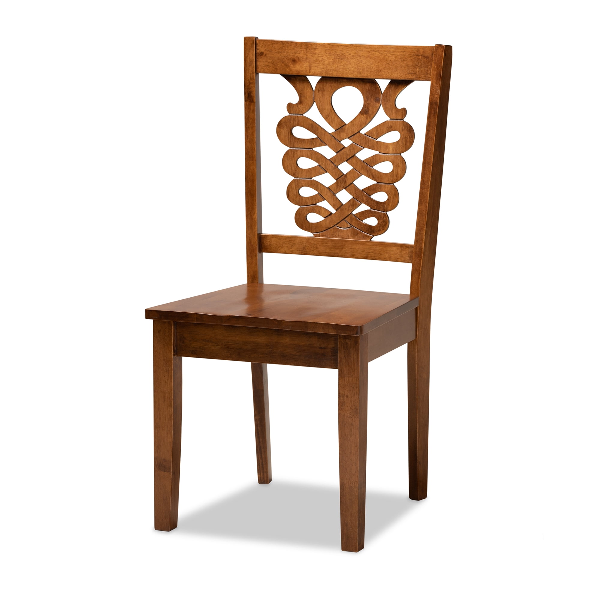Baxton Studio Liese Modern and Contemporary Transitional Walnut Brown Finished Wood 7-Piece Dining Set