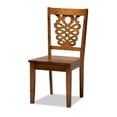 thumbnail image 3 of Baxton Studio Liese Modern and Contemporary Transitional Walnut Brown Finished Wood 7-Piece Dining Set, 3 of 9