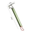 thumbnail image 3 of Camping Tent Stake Puller Tool | Multifunctional Outdoor Ground Nail Remover | Aluminum Alloy Handle & Stainless Steel | 5 Colors | Portable Design for Hiking & Backpacking, 3 of 8