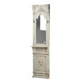 thumbnail image 2 of A and B Home A&B Home Solid Classic Vintage Antique White Wall Mirror - Antique White, 2 of 6