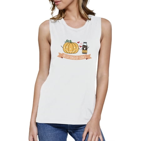 Trick-Or-Treat Black Cat Muscle Tee Halloween Graphic Workout Tanks