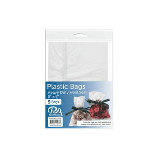 Pack of 100 5 x 7 Clear Cellophane Self Seal Bags. Strong 70 Micron.  Various Sizes. (130mm x 180mm)