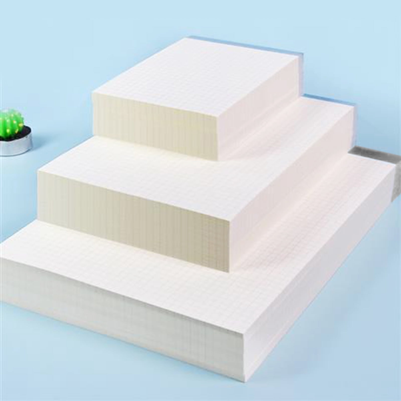 Thick Grid Sketchpads Graph Paper Pad Smooth Writing, Tear off Sheets for Architect Mathematician