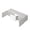 58"White, variant on SESSLIFE 58" TV Stand for 50-59 Inch TVs, Entertainment Center with Spiral Wave Doors & Storage, TV Console for Living Room,Black