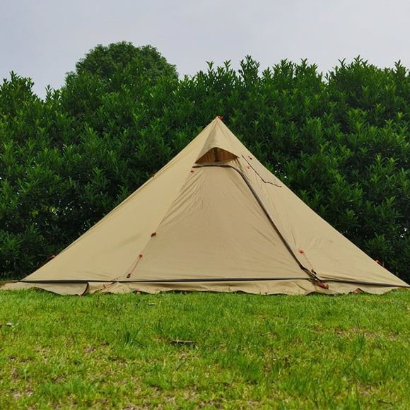 MCETO Tent,With Stove Pyramid Tipi Tent Stove Pyramid Tent 4-6 People Tipi Tent With Stove Buzhi Huiop Mewmewcat