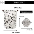 thumbnail image 2 of Laundry Hamper Large Size Canvas Storage Baskets With Handle, Foldable And Convenient Storage Contai, 2 of 5