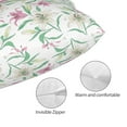 thumbnail image 3 of Pofeuu Lilies Flowers Print Polyester Microfiber Plush Pillowcases, Super Soft and Cozy Pillow Case Covers with Envelop Closure（Pillow core not included）-16"x24", 3 of 6