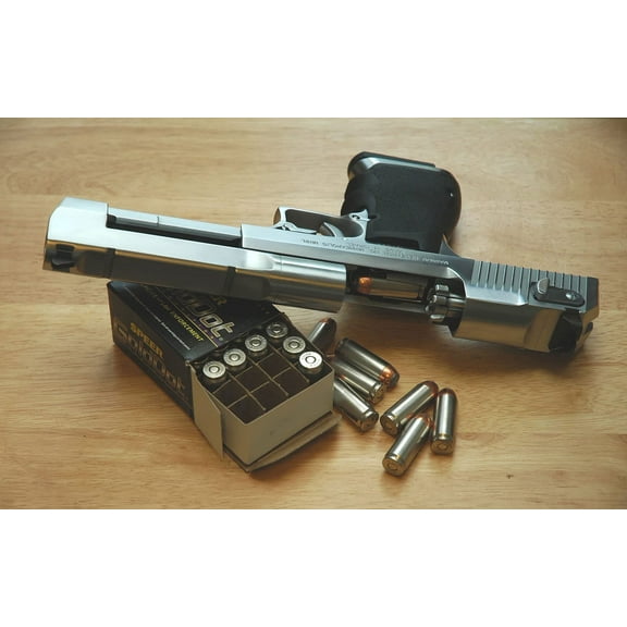 Wall Art Impressions 22x33in Desert Eagle .50 cal Photographic Print Poster Pistols Most Popular Handguns