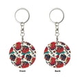 thumbnail image 2 of Naloa Chicken Print Round Keychain Keychain Key Ring, Key Tag, Key Chain Bulk for Gift Accessories (Round), 2 of 7