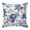 Blue, Navy, White, variant on Throw Pillow Covers, Navy Flowers Decorative Throw Pillow Covers 20x20 Inch, Country Plants Pastoral Botanical Vintage Square Linen Pillow Cases for Couch/Living Room/Sofa