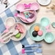 thumbnail image 3 of Cartoon Bowl Tableware Set Dishes Dinner Feeding Plate Blue, 3 of 5