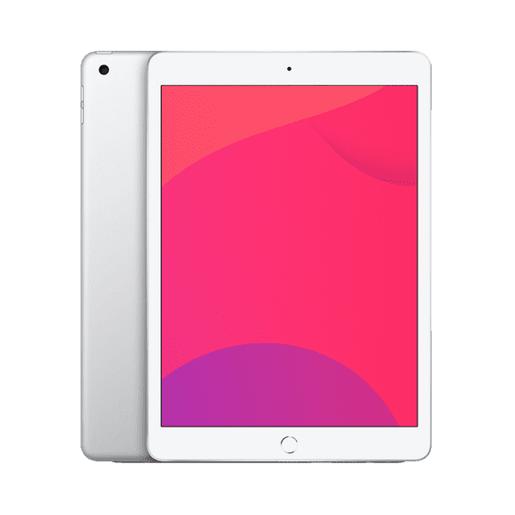 Pre-Owned Apple iPad 8th Gen A2428 (WiFi + Cellular Unlocked) 128GB Silver