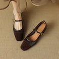 thumbnail image 4 of Classic Women's Chunky Heel Mary Janes, Square Toe, Casual Dress Shoes, 4 of 18