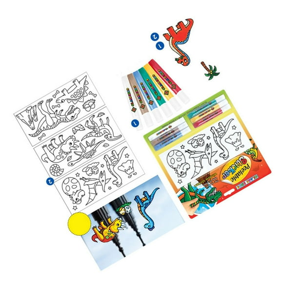 Window Paint Ornaments,Window Paint Art Stickers Window Paint Art Stickers Kid Painting Toy Masterfully Created