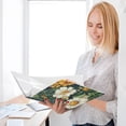 thumbnail image 6 of Filed Flowers 3 Ring Binders 1.5 inch Hardcover File Folders with Interior Pockets A4 Size Organizer for School Office Hospital, 6 of 7