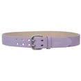 thumbnail image 2 of 1 1/2" Women's Plain Soft Suede Leather Double Prong Dress Belt, 2 of 3