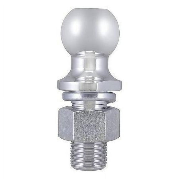 CURT 2" Trailer Ball, 1 1/4" Diameter, 2 5/8" Length, Class III Automotive Hitch Ball, 10000 lb TW