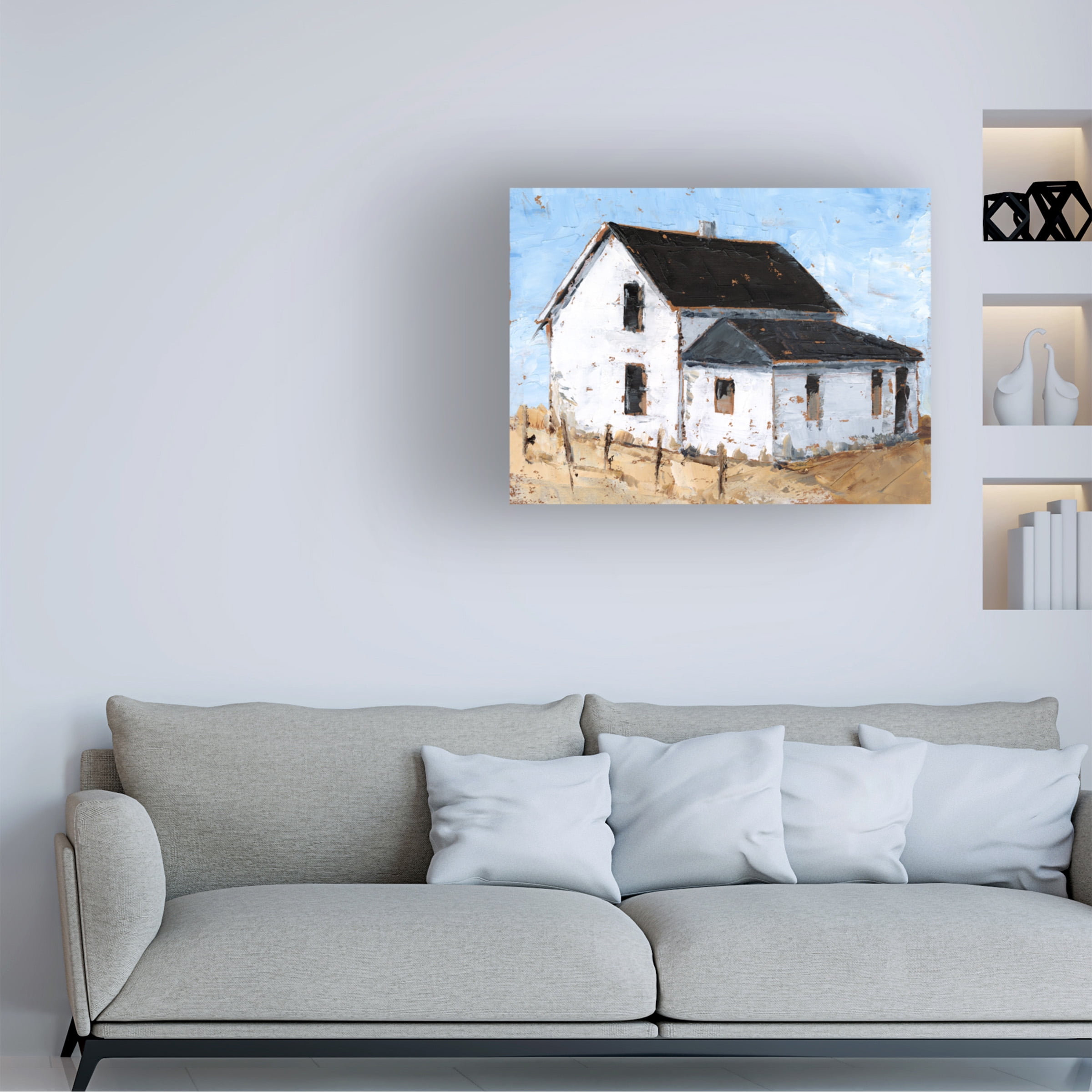 Ethan Harper 'Abandoned Farmhouse II' Canvas Art