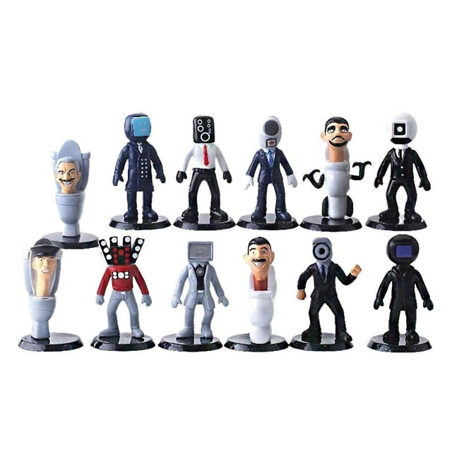 Ensemble de Figurines d'Action Skibidi Battle, Figurine d'Action Horror Cartoon Movie Character-Week