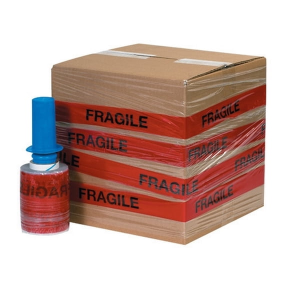 Goodwrappers&Reg; Identi-Wrap "Fragile" 5" X 80 Gauge X 500' Roll (6 Roll/Case)