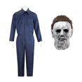 thumbnail image 3 of Máscara de disfraz de Michael Myers para adultos, accesorios para Halloween, mono, atuendos de terror, asesino sangriento, disfraz de fiesta de carnaval para hombres, 3 of 5