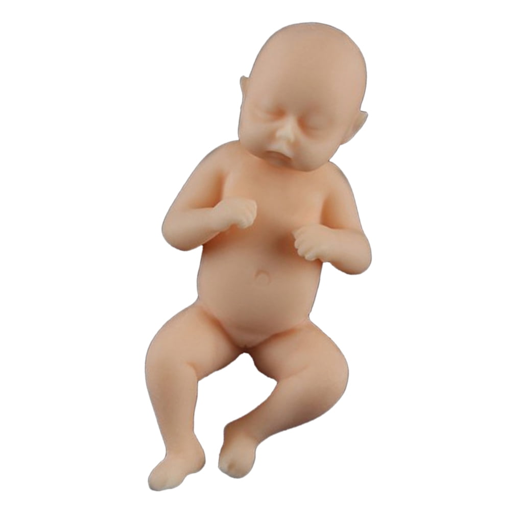 Resin Baby Figurine Cute Baby Doll Lifelike Full Body Desktop Ornamnets-04