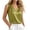 Green, variant on Women's Silk Satin Tank Tops V Neck Sleeveless Casual Pullover Camisole Dressy Business Office Basic Blouses Under Blazers or Jackets Beige M