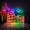 Color Flow Effect (76 modes), variant on Colosseum Led Light Box, Dimmable Neon-Like Light Signs USB Power for Wall Decor Bedroom Decoration, RGB Light (WxH) 8"x6"