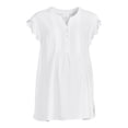 thumbnail image 6 of Time And Tru Women's Maternity Woven Pintuck Shirt, 6 of 6