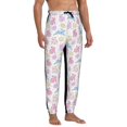 thumbnail image 4 of Pofeuu Easter Colorful Rabbit Print Sweatpants for Men, Men's Lounge Pants, Men's Athletic Pants, Men's Sweat Pants with Pockets-Large, 4 of 5