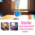 thumbnail image 4 of 2Pcs Crystal Suncatchers Rainbow Maker Flower Heart Hanging Decoration for Windows Outdoor Home Garden, 4 of 8