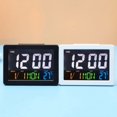 thumbnail image 2 of Multifunctional Digital Display Alarm Clocks LED Electronic Desk Clock with Indoor Temperature Home Decoration, 2 of 5