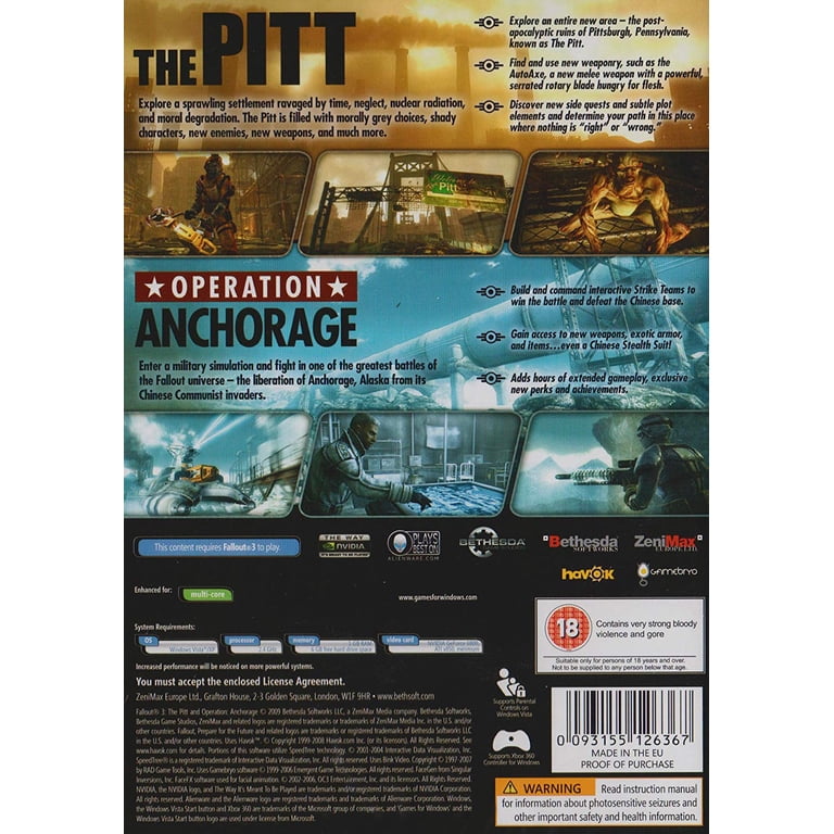 Fallout 3 Game Add-On Pack: Operation Anchorage and The Pitt