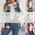 thumbnail image 2 of MexChoioe Womens Plaid Vest Lapel Collar Open Front Sleeveless Wool Blend Casual Outer Gilet for Womens, 2 of 7