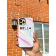 thumbnail image 2 of Personalised Pastel Swirl Name iPhone 13 Case, iPhone 13, 2 of 4
