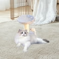thumbnail image 6 of WozhuoToy Cat Scratching Post and Small Cat Tree Natural Sisal Tower with Round Perch and Plush Ball Furniture Made for Small Cat, Kitten Relax Tree, 6 of 6