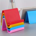 thumbnail image 1 of 2pcs Plastic Solid Color Mobile Phone Stands, Desktop Mobile Phone Stands, Mobile Phone Tablet Stands, Compatible With Most Mobile Phones And Tablets, Suitable For Home, 1 of 5