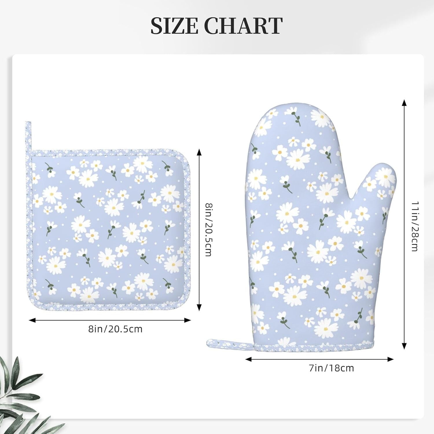Silicone Oven Mitts Pot Holders Set Non-Slip Heat Resistant Kitchen Gloves Potholders 4 Pack Mitt