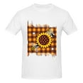 thumbnail image 4 of Bingfone Sunflower Gnomes And Bees Men'S Loose Fit Short-Sleeve Pocket T-Shirt, 4 of 7