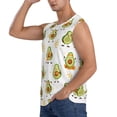 thumbnail image 3 of Balery Lovely Avocado Camisetas sin mangas para hombre, absorbe la humedad y protege contra el mal olor.-Medium, 3 of 7