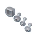 thumbnail image 3 of 4Pcs Single Rhombus Pattern Plastic Biscuits Cutting Biscuit Cutters Geometric Dies Spring Cake Baking Utensils Molds Mould Xingzhi, 3 of 8