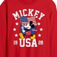 thumbnail image 2 of Disney - Mickey Waving Flag USA - Men's Long Sleeve T-Shirt, 2 of 4