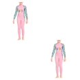 thumbnail image 2 of Soidarity Trajes de neopreno multicolor traje de buceo térmico de una pieza juvenil antimedusas para esnórquel surf aplicable a todas las, 2 of 6