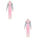 thumbnail image 3 of Soidarity Trajes de neopreno Traje de buceo Secado rápido Mangas largas y pantalones Anti-medusas para Snorkel Surf Aplicable a todas las rosa L 2piezas, 3 of 6
