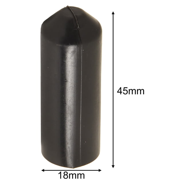 10 Pcs Embout Rétractable Chaud Capuchon Rétractable Protection Étanche pour Câble 18x45 mm